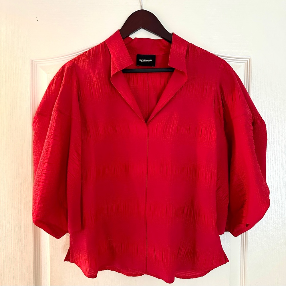 RACHEL COMEY ‘Amplus’ Puff Sleeve Blouse, Size 6